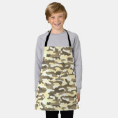 砂漠カモフラージュ エプロン (着用した状態)