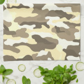 砂漠カモフラージュ キッチンタオル (折り畳み)