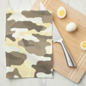 砂漠カモフラージュ キッチンタオル (四つ折り)