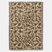 砂漠カモフラージュ スローブランケット (正面縦)