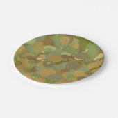 砂漠カモフラージュ ペーパープレート (アングル)