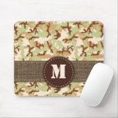 砂漠カモフラージュ マウスパッド (マウス)