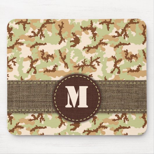 砂漠カモフラージュ マウスパッド (正面)