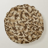 砂漠カモフラージュ ラウンドクッション (裏面)