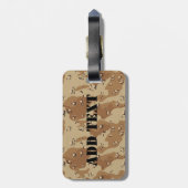 砂漠カモフラージュ ラゲッジタグ (裏面縦)