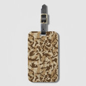 砂漠カモフラージュ ラゲッジタグ (正面縦)
