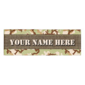 砂漠カモフラージュ 名札 (正面)