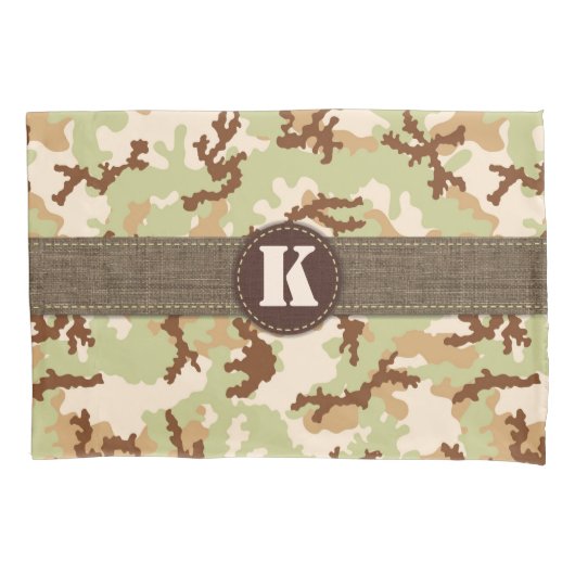 砂漠カモフラージュ 枕カバー (正面)