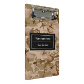 砂漠カモフラージュ、軍隊、陸軍 ミニクリップボード (アングル)