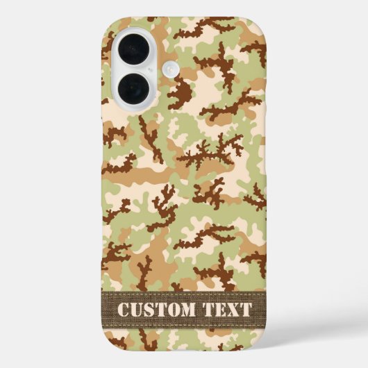 砂漠カモフラージュ Case-Mate iPhoneケース (裏面)