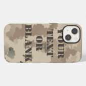 砂漠カモフラージュ iPhoneケース (裏面横)