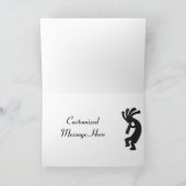 砂漠ココペリ南西部ハロウィーンカード カード (内部)