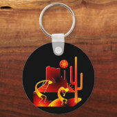 砂漠ココペリ キーホルダー (正面)