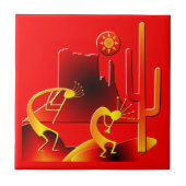 砂漠ココペリ タイル (正面)