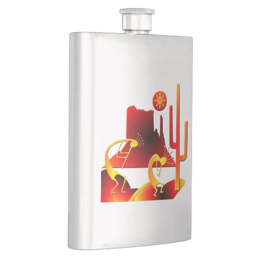 砂漠ココペリ フラスク (右)