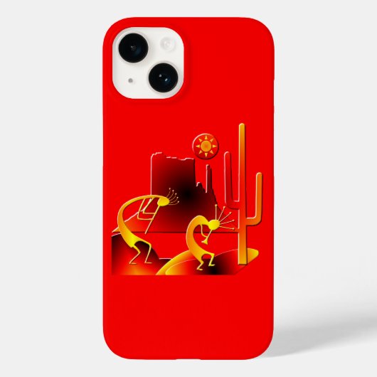 砂漠ココペリ Case-Mate iPhoneケース (裏面)
