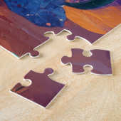 砂漠サイケデリックの風景 ジグソーパズル (側面)