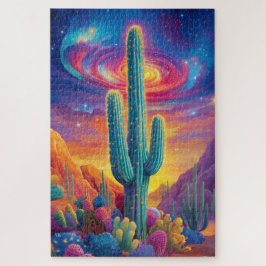 砂漠サイケデリックの風景 ジグソーパズル