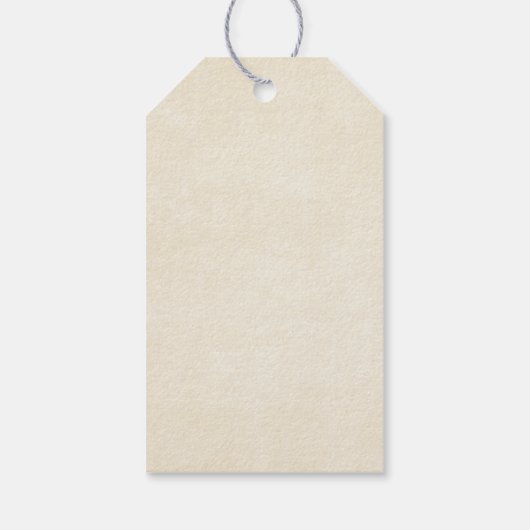 砂漠サボテンと山のパーティーありがとう ギフトタグ (裏面)