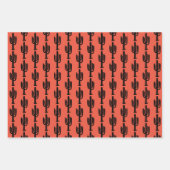 砂漠サボテン包装紙シートセット ラッピングペーパーシート (正面3)