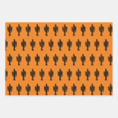 砂漠サボテン包装紙シートセット ラッピングペーパーシート (正面2)