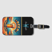 砂漠サンセットビール ラゲッジタグ (正面横)