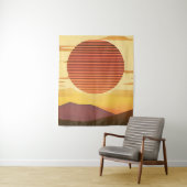 砂漠サンセットラストオレンジとブラウン タペストリー (インサイチュ)