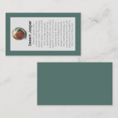 砂漠ジャスパー結晶意味ジュエリー表示 名刺 (正面/裏面)