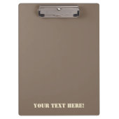砂漠スタイルデジタルカモフラージベージュデコール クリップボード (正面)