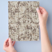 砂漠スタイルデジタルカモフラージベージュデコール チラシ (手)