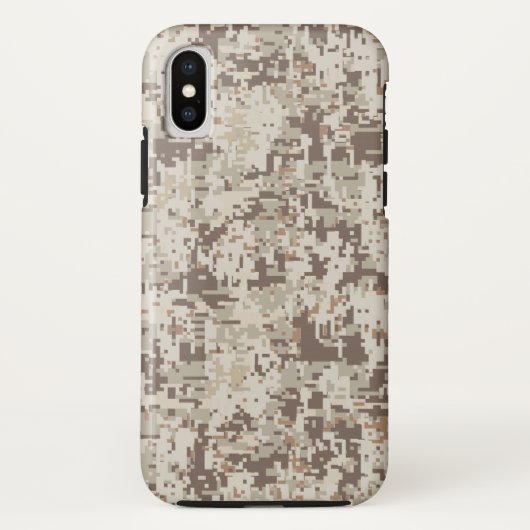 砂漠スタイルデジタルカモフラージュデコール Case-Mate iPhoneケース (裏面)