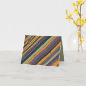 砂漠ストライプカスタム カード (黄色い花)