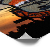 砂漠ストーム湾岸戦争退役軍人ヴェッツパッチ ポスター (角)