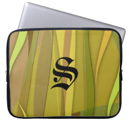 砂漠ゼファーモノグラムの ラップトップスリーブ