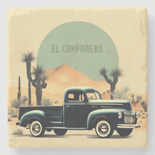 砂漠ノクターン航海 ストーンコースター (正面)