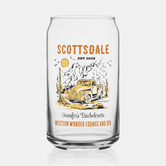 砂漠バチェロレッテガールズウィークエンドカスタム ガラス缶 (正面)