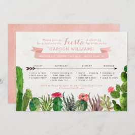 砂漠バチェロレッテ週末予定招待状 招待状