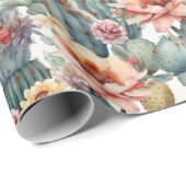 砂漠バラサボテン花紅葉 ラッピングペーパー (ロールコーナー)