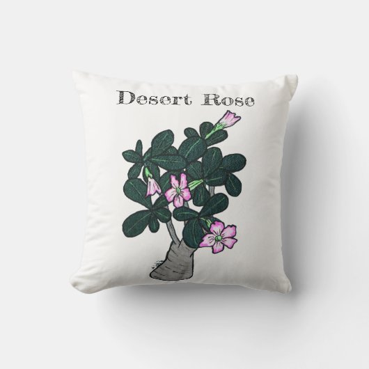 砂漠バラ クッション (正面)