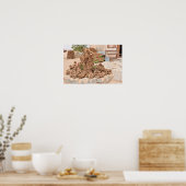 砂漠バラ。チュニジア。 ポスター (キッチン)