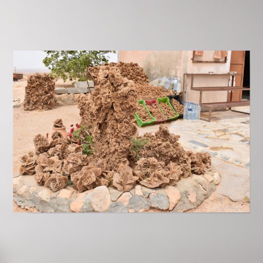 砂漠バラ。チュニジア。 ポスター (正面)