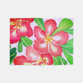 砂漠バラ フリースブランケット (正面(横))