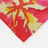 砂漠バラ フリースブランケット (角)