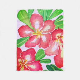 砂漠バラ フリースブランケット