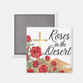 砂漠バラ マグネット (正面/裏面)