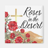 砂漠バラ マグネット (正面)