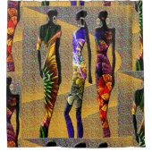 砂漠ファッションディバス シャワーカーテン (正面)