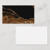 砂漠フェイク茶色の大理石造りの砂コンテンポラリー岩 名刺 (正面/裏面)