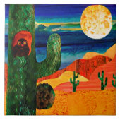 砂漠フクロウ タイル (正面)