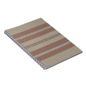 砂漠モザイクストライプ ノートブック (右側)